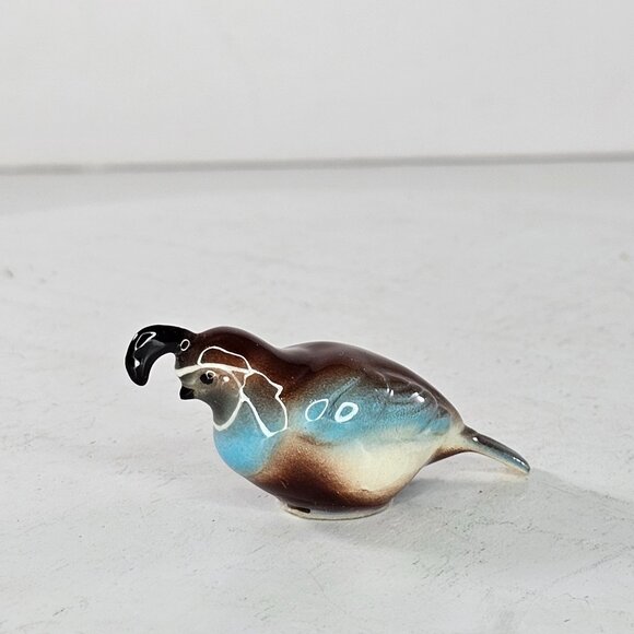 Hagen Renaker Quail Blue Bird Miniature Figurine - Picture 5 of 9